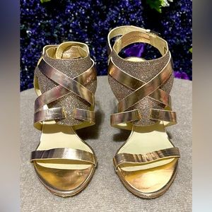 Vera wang embellished heel sandals sz 41.5